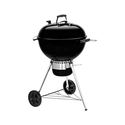 Weber GBS E-5750 Parrilla Carbón vegetal Carro Negro, Plata - Barbacoa (Parrilla, Carbón vegetal, 2342 cm², 57 cm, Carro, Grid)