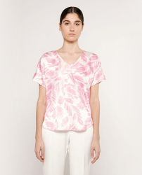 Mirto - Top De Mujer Estampado De Hojas precio