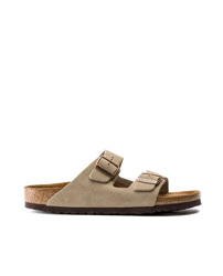 Birkenstock - Sandalias De Hombre De Serraje En Color Topo características