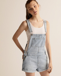 Green Coast - Peto De Mujer Vaquero Con Tirantes Ajustables en oferta