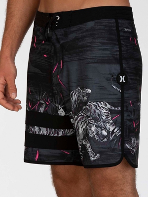 Hurley Pht Blk Party Tiger Style 18 Boardshorts negro