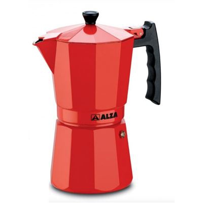 Cafetera Italiana Alza LUXE RED 12 Tazas