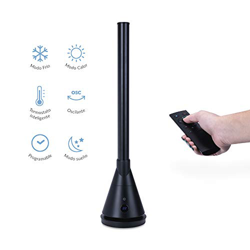 Newteck Ventilador frío Calor Dual 365, Ventilador Sin Aspas, Calefactor Cerámico, Altura 101 cm, Mando a Distancia, Oscilante, Termostato, 9 Niveles, características