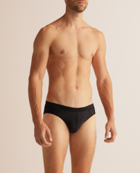 Imagen de Dustin - Bañador Slip De Hombre Negro Liso al mejor precio Dustin - Bañador Slip De Hombre Negro Liso en oferta
