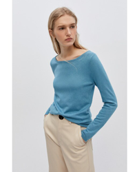 Compra Sfera - Jersey De Mujer Liso Cuello Barco al mejor precio - Shoptize
