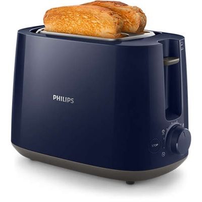 Tostadora Philips Daily 2 Slot Hd2581 800W Azul