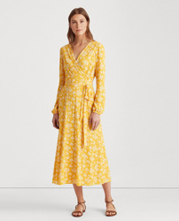 Lauren Ralph Lauren - Vestido Con Estampado De Flores Y Manga Corta características