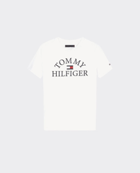 Tommy Hilfiger - Camiseta De Niño En Blanco Con Logo De La Marca precio