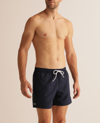 Lacoste - Bañador Bermuda De Hombre Azul Liso en oferta