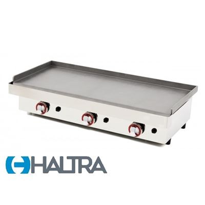 Plancha a Gas Haltra, 100PGH, Acero Laminado de 6 mm, Medidas 1010x457x240