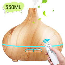 SaponinTree Humidificador Aromaterapia Ultrasónico, Portátil Difusor de Aceites Esenciales, 7 Color Luz Cambiado, Auto-Apagado, para Hogar, Oficina, B precio
