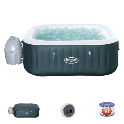 Bestway - Spa Hinchable Lay -Z-Spa Ibiza Para 4-6 Personas Cuadrado