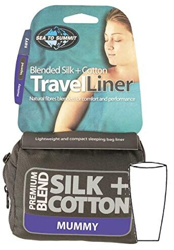 Sea to Summit Silk + Cotton Mummy navy precio
