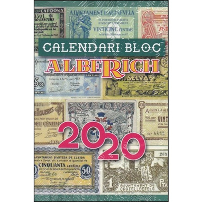 Calendari bloc 2020. Alberich