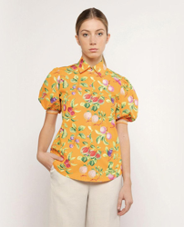 Mirto - Camisa De Mujer Manga Corta Estampada características
