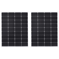Paneles solares monoscristalinos vidaXL 2 uds vidrio seguridad 100 en oferta