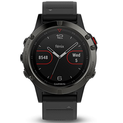Garmin Fenix 5 Slate Gray with Black Band GPS Multisport Watch características