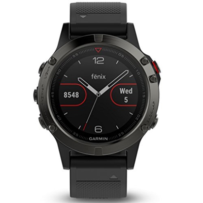 Garmin Fenix 5 Slate Gray with Black Band GPS Multisport Watch