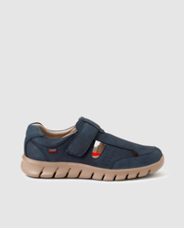 Compra Callaghan - Sandalias De Hombre De Piel En Azul Marino al mejor  precio - Shoptize