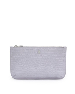 Tous - Estuche Lila Dorp Exotic Grabado Con Cremallera