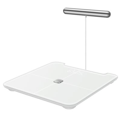 Báscula de grasa corporal inteligente Huawei 2 Pro WIFI, Pantalla LED Bluetooth, Blanco