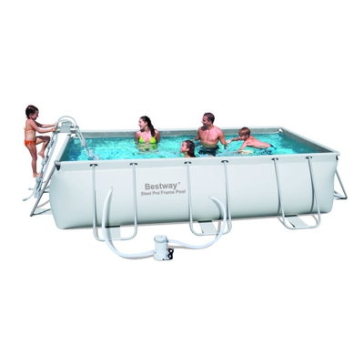 Bestway Piscina desmontable tubular Power Steel (404x201x100 cm)