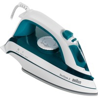 TS 345 Fer à repasser à sec ou à vapeur Semelle en céramique 2000 W Vert, Blanc, Fer à vapeur