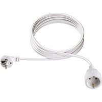 Power cable, 10m câble électrique Blanc, Câble d''extension