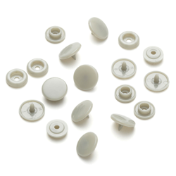 Boutons-pression ronds Color Snaps - Gris características