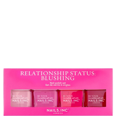 nails inc. Relationship Status Blushing Quad Set