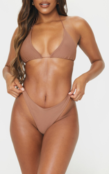 Bas de maillot de bain moka échancré taille haute, Moka en oferta