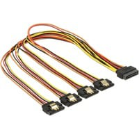 60158 câble SATA 0,5 m SATA 15 broches 4 x SATA 15-pin Multicolore precio