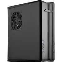 RAVEN unité centrale Profile bas (Slimline) Noir, Logement Bureau