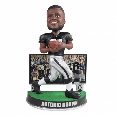 Raiders d'Oakland Antonio Brown Billboard 20cm Figurine booblehead BHNFSMUBILLORAB