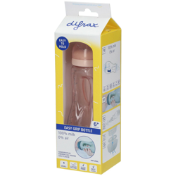 Difrax® Easy Grip Anti-colique Biberon S à poignée Natural Rose 240 ml características