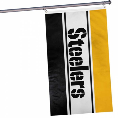 Steelers de Pittsburgh NFL Drapeau horizontal pour supporters FLGNFHRZTLPS