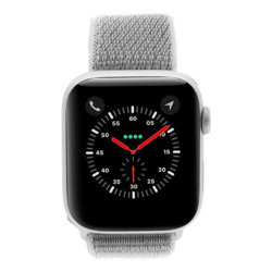 Apple Watch Series 4 - boîtier en aluminium argent 44mm - boucle sport coquillage (GPS+Cellular) - très bon état precio