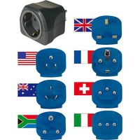 1508160 adaptateur prise d''alimentation Type C (Europlug) Universel Noir, Fiche de voyage