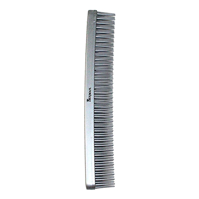 Denman Tame & Tease Styling Comb - Silver (175mm)