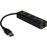 ARGUS IT-310 USB 3.2 Gen 1 (3.1 Gen 1) Type-A 1000 Mbit/s Noir, Carte réseau