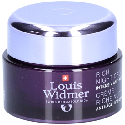 Louis Widmer Crème Riche Nuit sans parfum