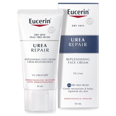 Eucerin® Dry Skin Replenishing crème visage 5% urée avec lactate (50ml)