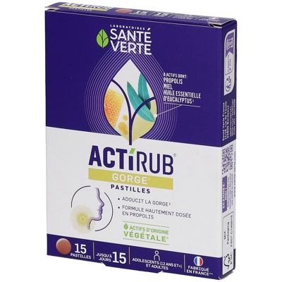 Actirub® Santé Verte Pastille pour la gorge