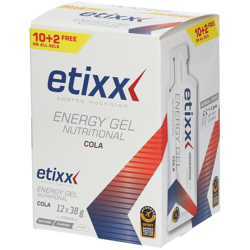 Etixx Nutritional Energy Gel Cola características
