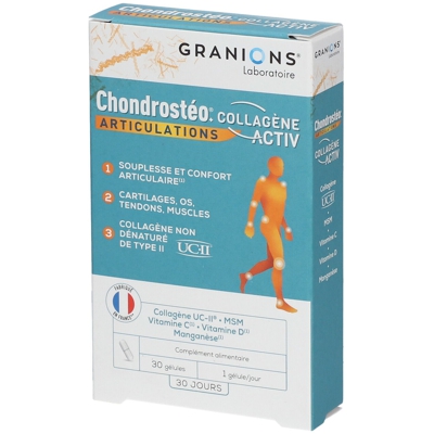 Laboratoire des Granions® Chondrostéo®+ Collagène Activ Articulations