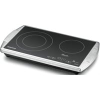 CT 3403/TC plaque Noir, Acier inoxydable Comptoir Céramique 2 zone(s), Plaque chauffante