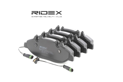 RIDEX Plaquettes De Frein MERCEDES-BENZ 402B0676 0004216110,0014210910,0034207820 0034207910,0064204320,A0004216110,A0014210910,A0034207820