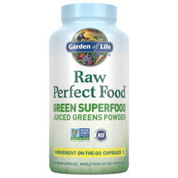 Green Superfood de Raw Perfect Food - 240 gélules características