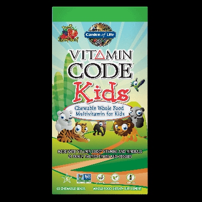 Vitamin Code Multivitamines Enfants - Cerises et Baies - 60 Comprimés à croquer
