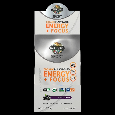Poudre Énergie Sport Organic Plant-Based - Mûre - 12 Sachets